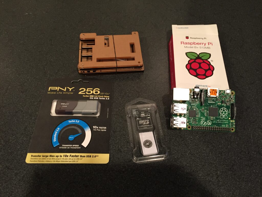 Raspberry Pi B+ Build Components