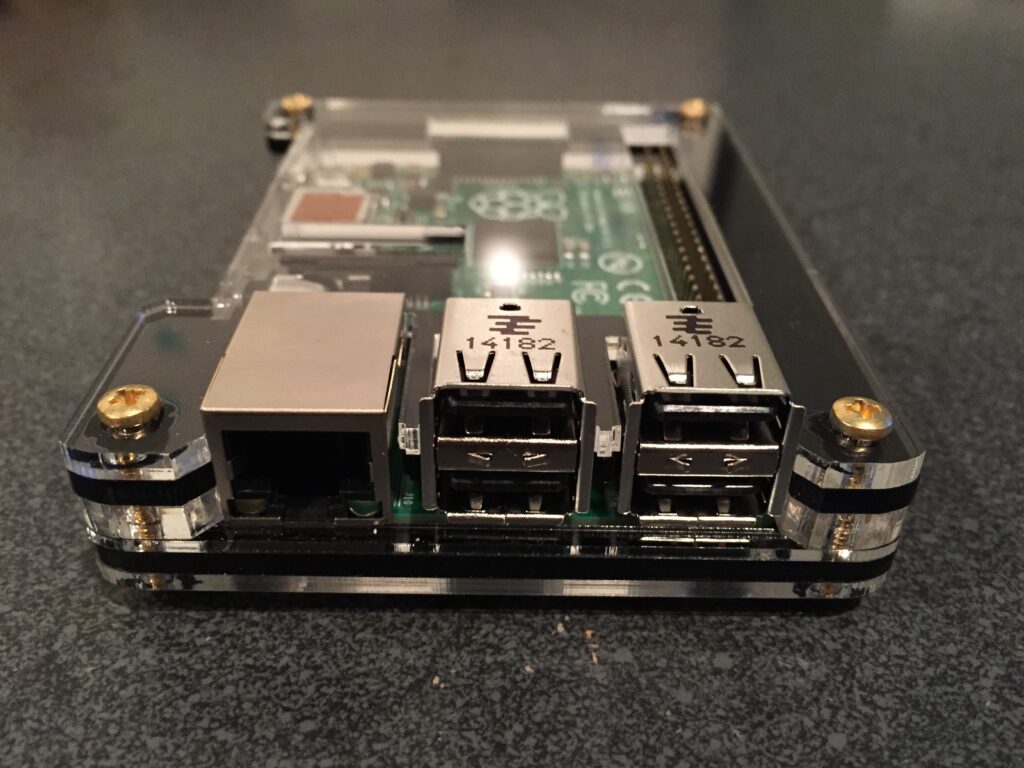 Board and Case Assembled