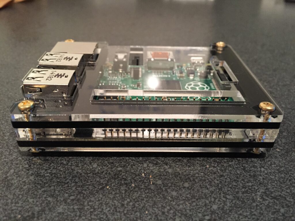 Board and Case Assembled