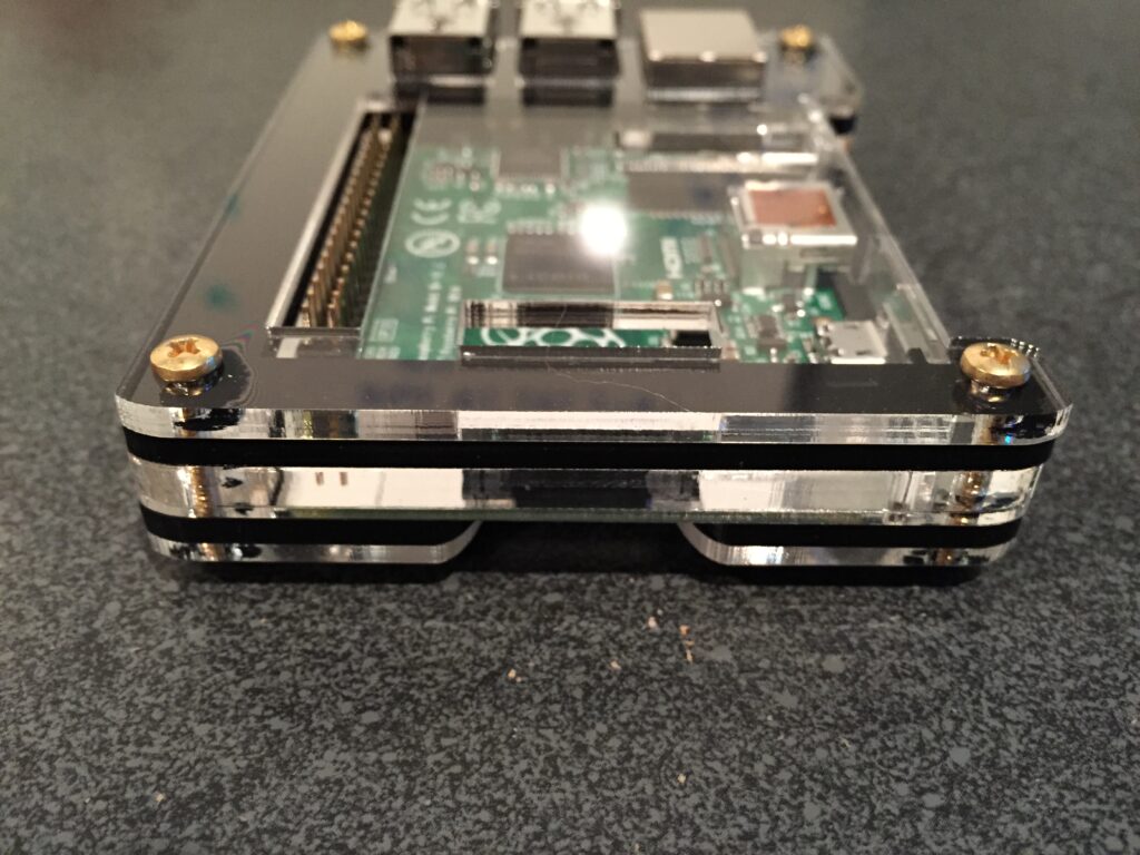 Board and Case Assembled