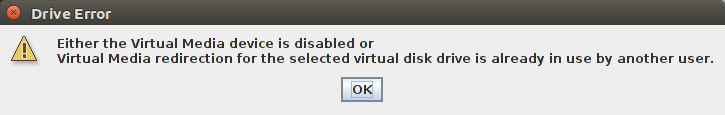 CIMC Virtual Media Mounting Error