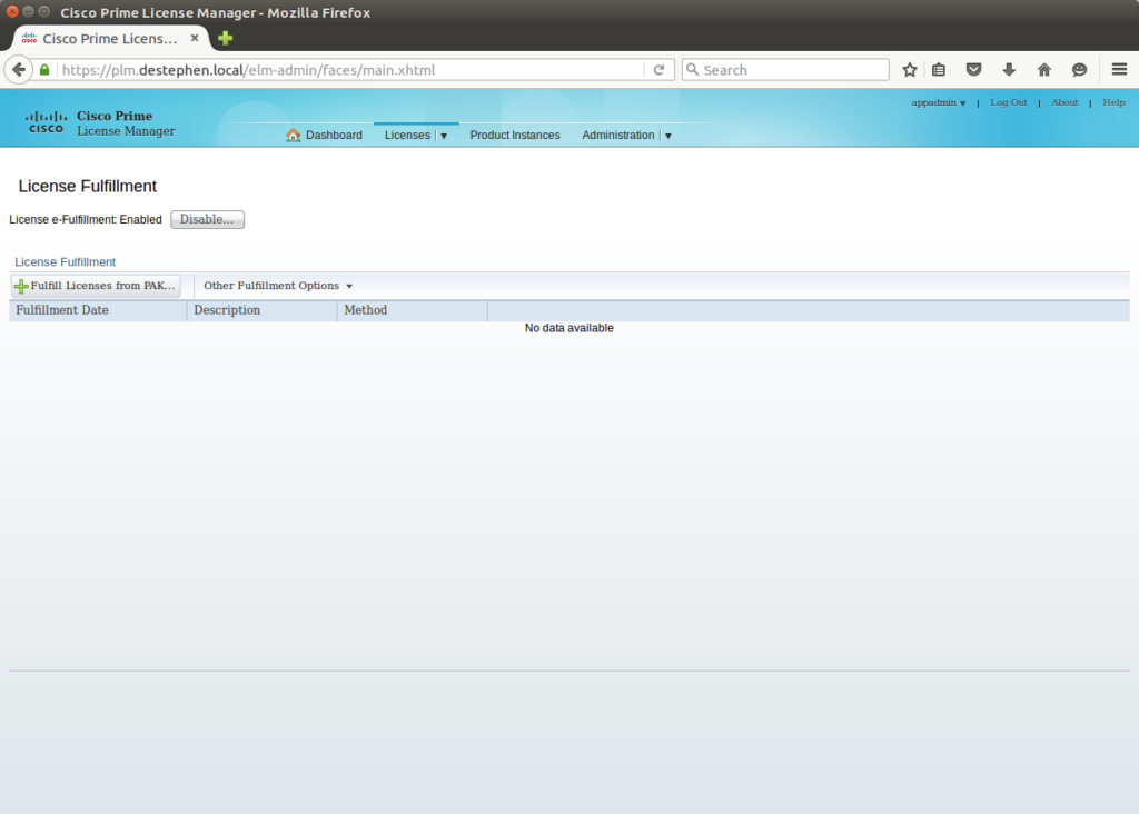 License Fulfillment
