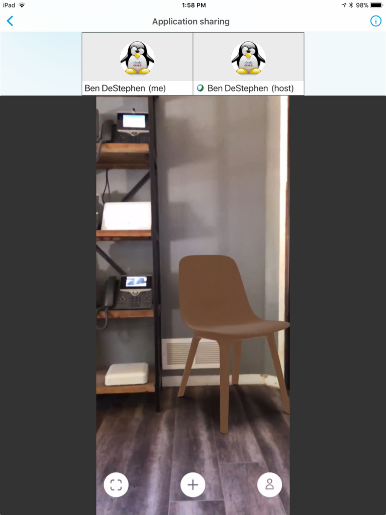 Augmented Reality Shared in Webex